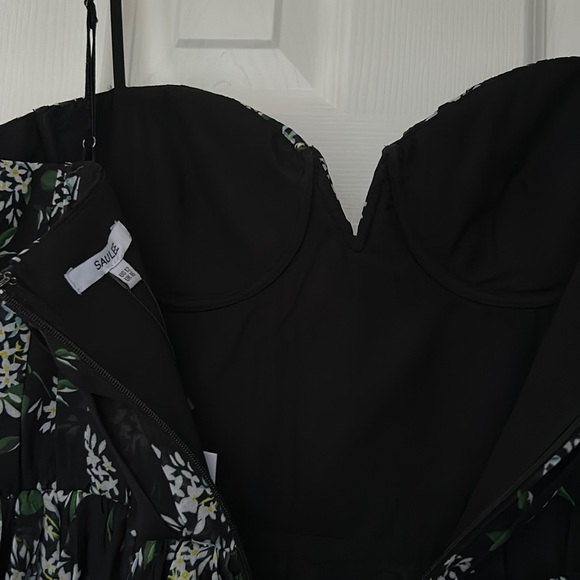 Sau Lee Georgina Floral Maxi Dress Size 12 NWT - Picture 8 of 9